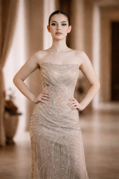 Абитуриентска рокля Nude